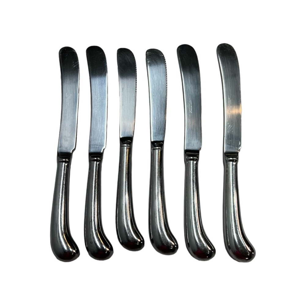 Reed and Barton Rebacraft OLDE LEXINGTON Stainless Dinner Knives 9 3/4" Set Of 6